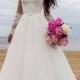Vintage Princess Wedding Dress With Long Lace Sleeves-beach Wedding Dress-boho -boho Chic-romantic -bohemian-fluffy-tulle-lace