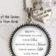 Mother of the Groom gift - from Bride - "I Promise to LOVE Your SON with my whole heart for my whole life" - Mog necklace, wedding