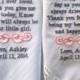 Set of Two Personalized WEDDING HANKIE'S Mother & Father of the Bride Gifts Hankerchief - Hankies