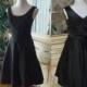1950 dress, black bridesmaid dress, party dress, 50s dress - Plus size available