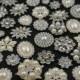 Wholesale Bulk Lot 10-30 Rhinestone Crystal Pearl Flatback Buttons Bridal Wedding Bouquet