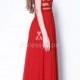 Taylor Swift Red Carpet Dress Sleeveless Red Lace and Chiffon Prom Dress