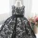 Sleeveless Black Lace Birthday Dress for Girls, Baby Glitz Pageant Dress, Newborn Party Dress, Birthday Dress Baby, PD096-2