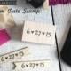 Custom Date Stamp - Hand Carved Rubber Stamp - Your Wedding Date / Special Occasion - CHOOSE font & size - Great for Favors / Save the Dates