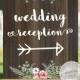 Wedding signage, wedding signs download, wedding signs ideas - RECEPTION direction - this way sign, reception this way, DIGITAL download