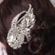 Crystal bridal hair comb, wedding hair comb, hair accessories, side tiara