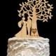Rustic Wedding Cake Topper-  Personalized Monogram Cake Topper - Mr and Mrs -