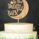 To the Moon and Back Wedding Cake Topper Custom Personalized Cake Topper