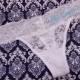 Personalized Mrs white lacy Thong, g-string, lacy wedding underwear