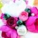 Handmade crepe paper flower, paper flower bouquet, wedding bouquet, bridesmaid bouquet,  decoration, Summer, Spring, bridal bouquet