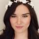 White Cream Blossom Woodland Pip Berry Vine Flower Crown - Floral Headband, Floral Crown, Festival, Wedding, Bridal, Bridesmaid, Flower Girl
