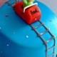 Roller Coaster Themed Birthday Cake