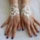 wedding,bridal gloves,ivory lace,custom lace style,french lace,Free shipping.