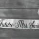 Future Mrs Sash - Bride To Be Sash - Bachelorette Sash - Satin Bride Sash - Glitter Sash - Personalized Sash