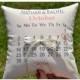 Calendar ring bearer pillow, Personalized wedding pillow, calendar Wedding ring pillow ,personalized ring pillow, save the date pillow (R36)