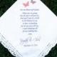Wedding handkerchief-Flower Girl Gift-PRINT-CUSTOMIZE-Lace Hankerchief-Wedding Hankies-Wedding favor-Bride Gift to Flower Girl-Wedding Gift