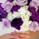 Purple Rose Wedding Bouquet 