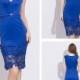 V-neck Sleeveless Casual Blue Dress