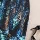 Blue Women Modern Design Colorful Print Skirt Lid1605121017