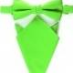 Groomsmen Pocket Square Wedding Bowties Bow Tie For Man Green Necktie Friend Gift For Him Groom Neckties Weddings
