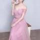 2016 Beautiful Fashion Hot Sale Pink Purple Nude Grey Off The Shoulder Long Party Evening Bridesmaid Dresses For Wedding