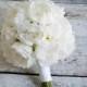 White Peony Wedding Bouquet - Peony Wedding Bouquet