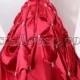 Red Luxury Corset Princess Wedding Gown Dress $225.00