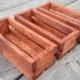3 Wood Crate Centerpieces - Country Wedding Decor Crates