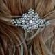 HollyWood Star Swarovski crystal elegant bridal hair comb, Bridal Comb, Bridal Hair Accessories, Wedding Jewelry, Crystal Star Comb,