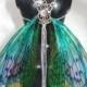 OOAK Fairy Pixie Bear BJD Iridescent Artist Doll Harness Wings - NEW
