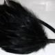 Black Feather Headband Fascinator Feathers Slim Hair Band Handmade Hair Accessory