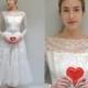 50s Wedding Dress  //  Lace Wedding Dress  //  IVORY TWILIGHT