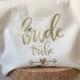 Bride tribe tote bag, wedding tote bag, bachelorette tote, bridal tote bag, bridesmaid tote, custom tote bag, honeymoon bag