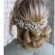 Bridal hair comb - Bridal headpiece - Wedding headpiece - Pearl bridal hair comb - Pearl bridal headpiece