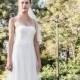 Strapless Tulle Wedding Dress Vintage  Wedding Dress Boho Wedding Dress Simple Lace Wedding Dress Sweet Bohemian Wedding Dress