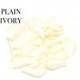 Ivory wedding confetti Rose petals, Natural biodegradable confetti 1 litre (Plain ivory)