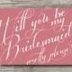 Will you be My Bridesmaid, Pretty Please Card - Customizable - Digital Ready to Print