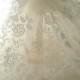 Ivory Embroidery Bridal Lace Fabric, Wedding Lace Fabric, Floral Lace Fabric, 51 inches Wide for Dress, Costume, Craft Making, 1/2 Meter