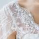 Wedding Dress Chante//Lace//Dusty Grey Wedding Dress//Romantic Wedding Dress//bohemian Wedding Dress