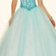 Floor Length Blue Sleeveless Lace Up White Tulle Beading Sweetheart Ball Gown