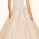 Floor Length Sleeveless Nude Lace Up Appliques Tulle Sweetheart Ball Gown