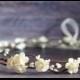 Ivory flower crown wedding, Flower girl wreath, Ivory woodland crown, Hair wreath, Rustic flower crown, Bridal ivory crown, Flower girl halo