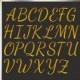 BUY5FOR8 Gold Foil Alphabet Clipart, Gold Foil Uppercase Letters, Gold Wedding Letters, Alphabet Clipart, Instant Download