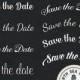 Photo Overlays, Save The Date, Wedding Words, Wedding Template, Photoshop Overlays, Instant Download, BUY 5 FOR 8