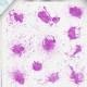 Watercolor Splatter Clip Art, Violet Watercolor Strokes, Splashes Clipart, Scrapbook Overlays, BUY 5 FOR 8
