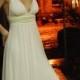 Chiffon Wedding Dress Greek Wedding Dress Simple Wedding Dress Boho Wedding Dress  Wedding Dress Paulastudio Wedding Dress