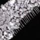 SALE Bridal Wedding Swarovski Crystal Flower - Large Hair Comb - Wedding Hair Accessories