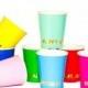 PARTY PAPER CUPS/ gold / birthday cups / meri meri / party supplies / birthday party supplies