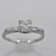 Antique Engagement Ring .60ct. Diamond & Platinum Art Deco- J34024