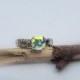 Rainbow Topaz Ring - Gift for her Gemstone Jewelry Wedding and Engagement Ring